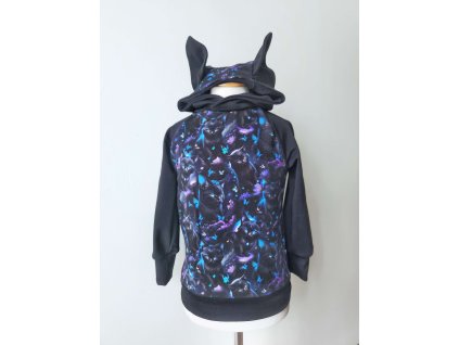 Spooky Hoods pulóver - Black Cats - 92-104