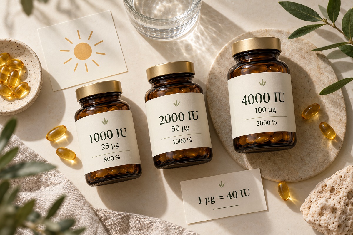 1000, 2000 alebo 4000 IU? Ako čítať dávku vitamínu D na etikete