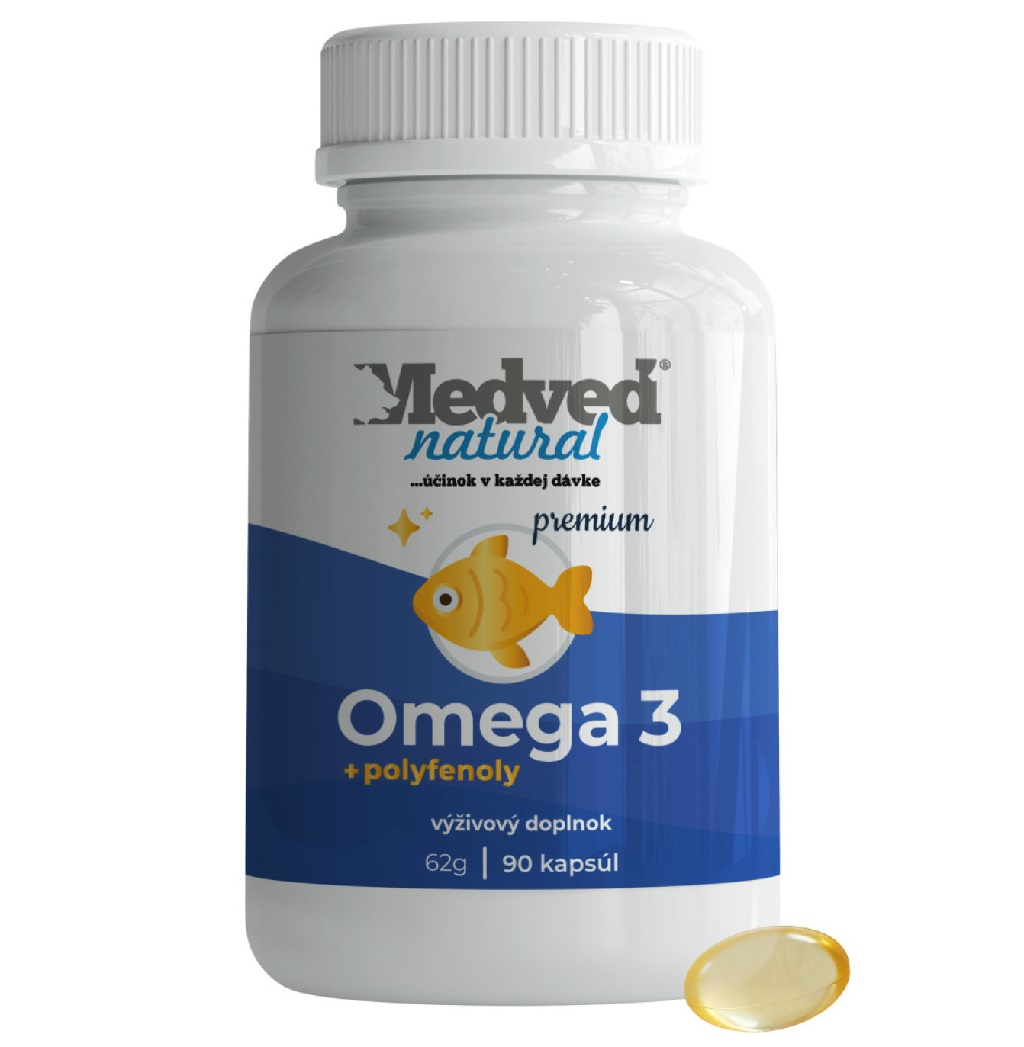Medveď natural Omega-3 PREMIUM