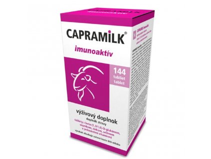 CAPRAMILK Imunoaktív tabletky z kozieho mlieka 144 tabliet