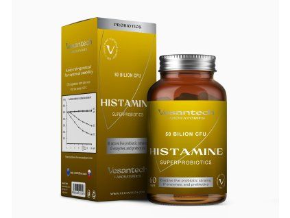 Vesantech Probiotika Histamine 50 miliard CFU