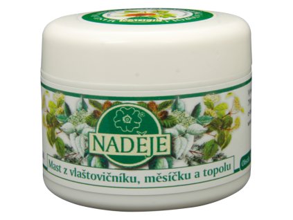 Naděje - Mast z vlaštovičníku, měsíčku a topolu 50 ml