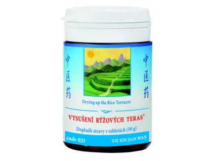 TCM Herbs Vysušení rýžových teras (021) 100 tablet