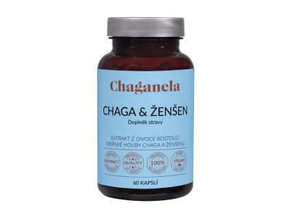 Chaganela extrakt z chagy a sibiřského ženšenu  60 nebo 150 kapslí