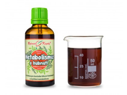 Bylinné kvapky Metabolizmus a chudnutie (tinktúra) 50 ml