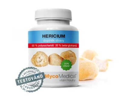 MycoMedica Hericium s 50 % polysacharidů 90 kapslí