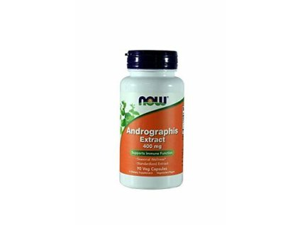 NOW Andrographis 400 mg 90 kapsúl - imunita, dýchacie cesty, čistenie