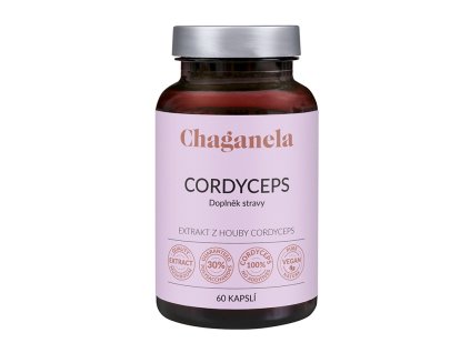 Chaganela Cordyceps extrakt 60, 150 kapsúl