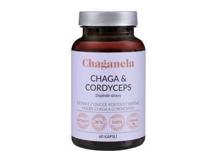 Chaganela Extrakt čagy s cordycepsem 150 kapslí