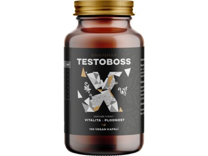 BrainMax Testoboss, 100 rostlinných kapslí