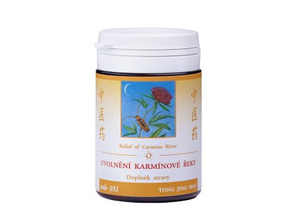 TCM Herbs Uvolnění karmínové řeky (051) 100 tablet