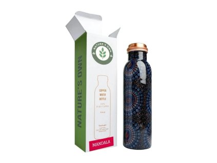 Screenshot 2024 10 21 at 13 31 27 Nature's Own Medená fľaša na vodu vzor Mandala 950 ml Superstrava.sk staráme sa o Vaše zdravie