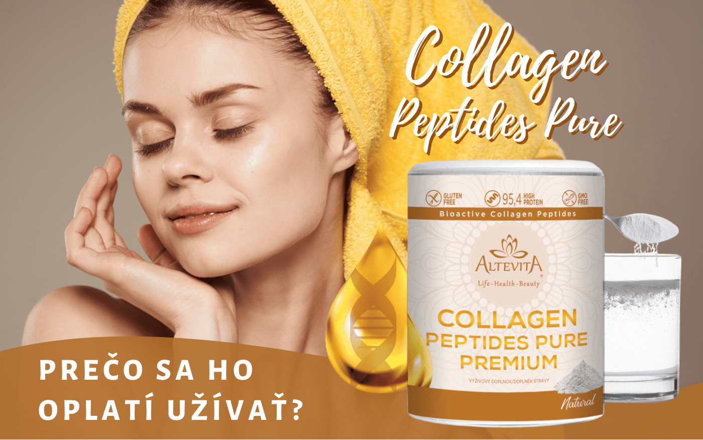 Altevita collagen peptides pure: Prečo sa ho oplatí užívať?