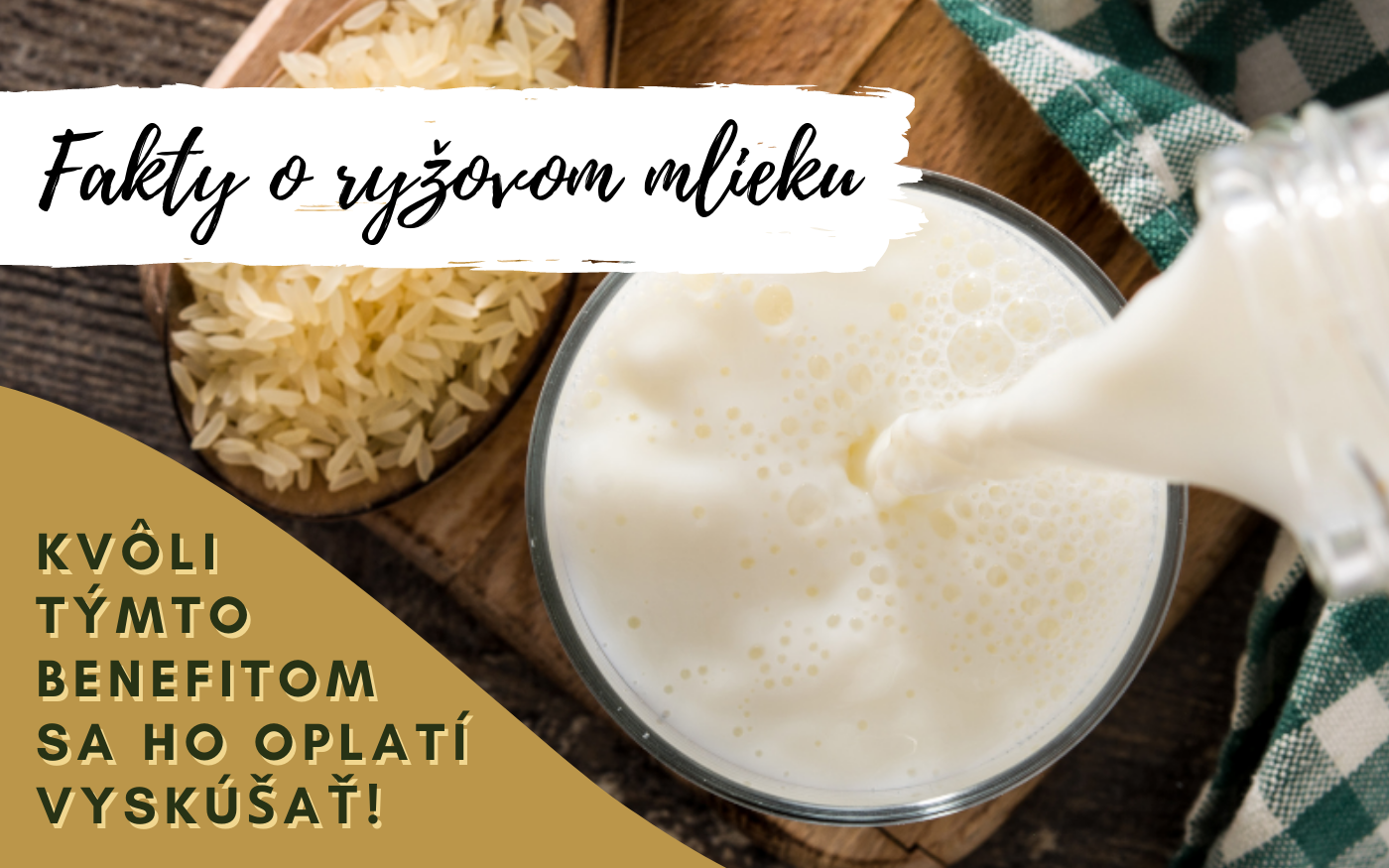 Fakty o ryžovom mlieku - kvôli týmto benefitom sa ho oplatí vyskúšať!
