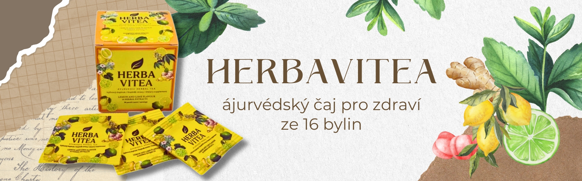 Herbavitea - ájurvédský bylinný čaj 20x4g