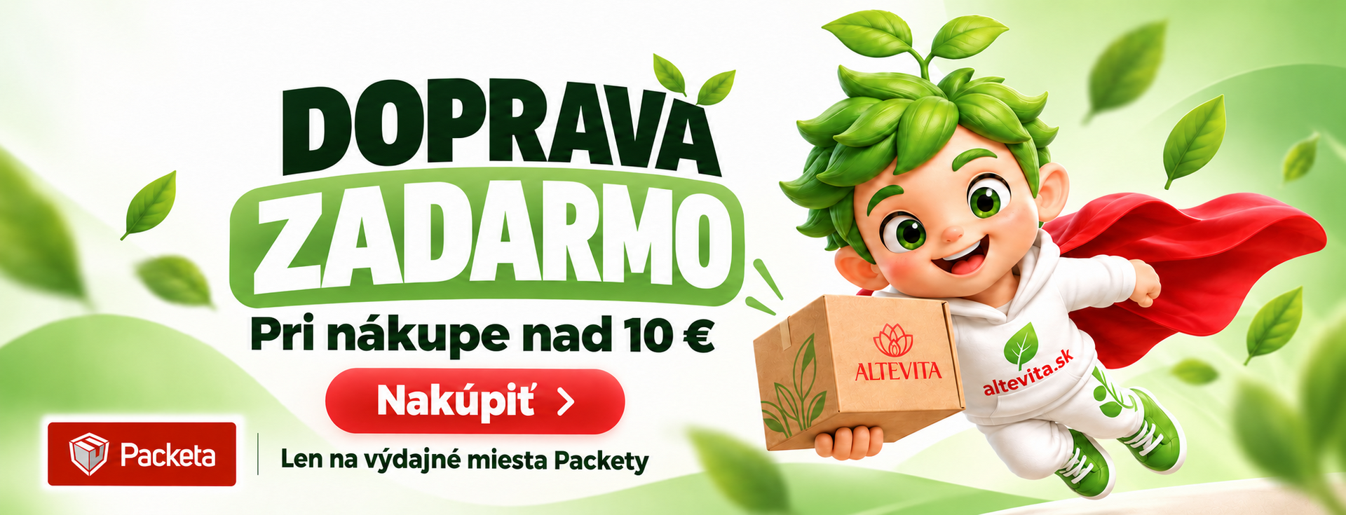 Packeta zadarmo