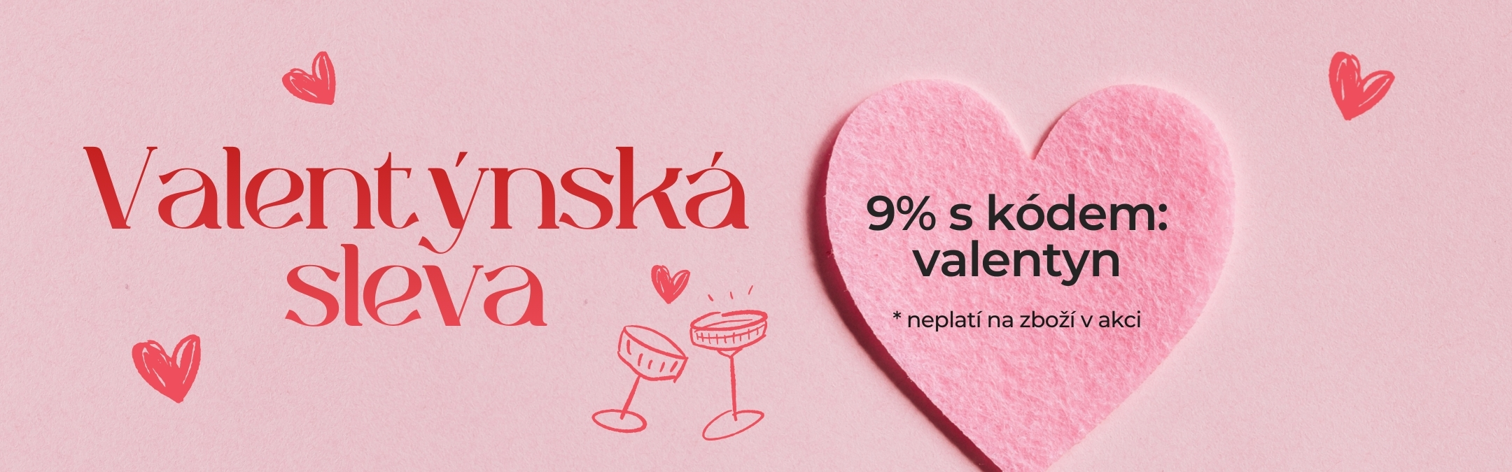 Valentýnská sleva je tady!