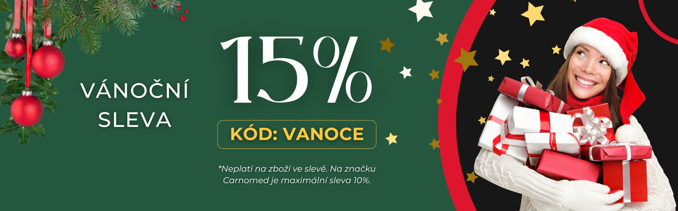 Právě teď vánoční sleva 15%
