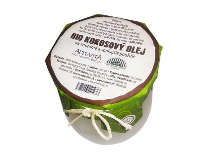 Altevita BIO RAW kokosový olej 360ml