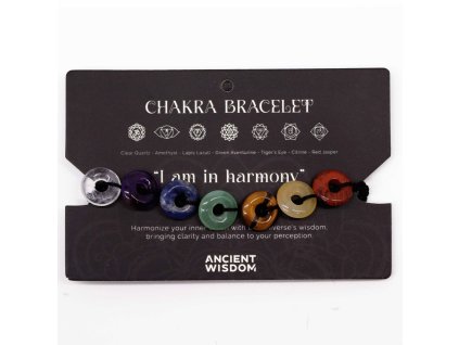 AWM Čakrový Šňůrkový Náramek - Mini Donuty 1 ks