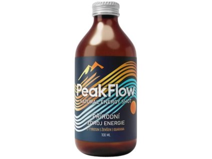 PeakFlow Energy Shot prírodný energetický nápoj 100 ml
