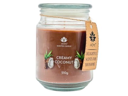 ARÔME Sviečka v skle Creamy coconut 510 g