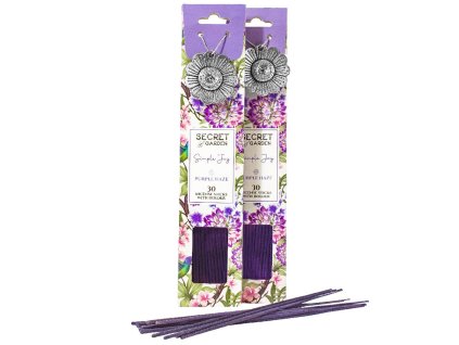 ARÔME Secret garden vonné tyčinky + kovový držák Purple Haze 30ks