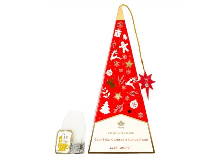 ARÔME ARÔME Čaj v pyramidě, černý s jablkem a brusinkou, Motivy 20ks