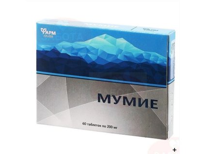 shilajit (Mumio) 200 mg 60 tablets – food supplement by FARMGRUPP