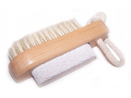 Pemza s kartáčkem Scrub 1 ks