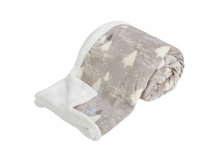 HOME ELEMENTS Deka s beránkem 150 x 200 cm, Lesík 1ks