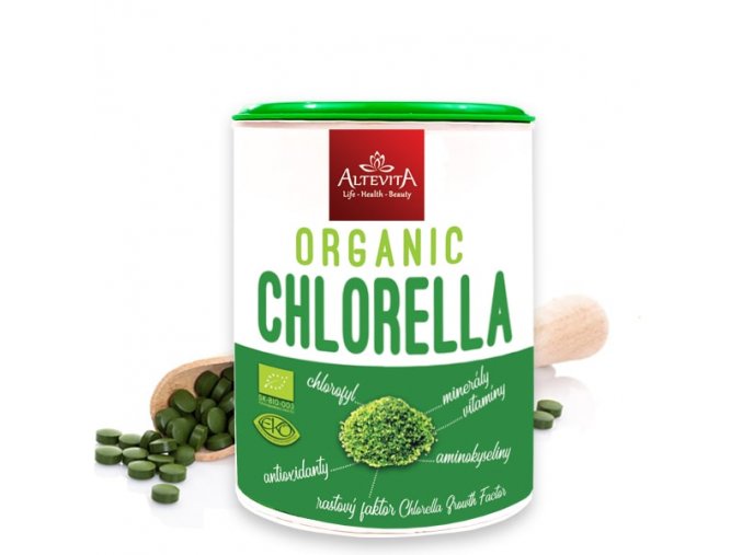 Altevita BIO Organic Chlorella 160g - 640 tabliet