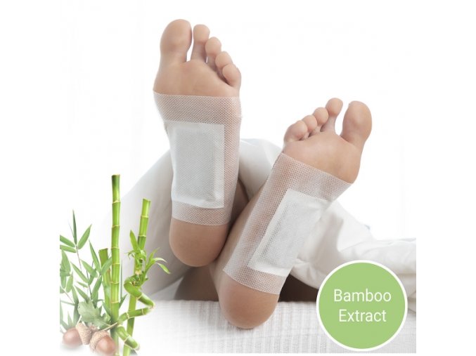 detoxikacne naplasti na nohy bamboo innovagoods 10 kusov 376132