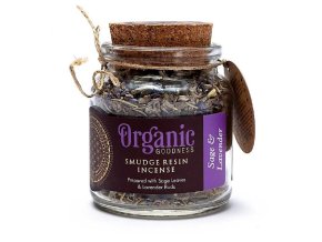Organic Goodness Organické kadidlo v pohári, Sage & Lavender 1ks