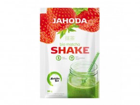 6549 bio matcha tea shake jahoda lahodny napoj