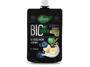 Bio Snack Blueberry Banana Yoghurt Oat package mockup