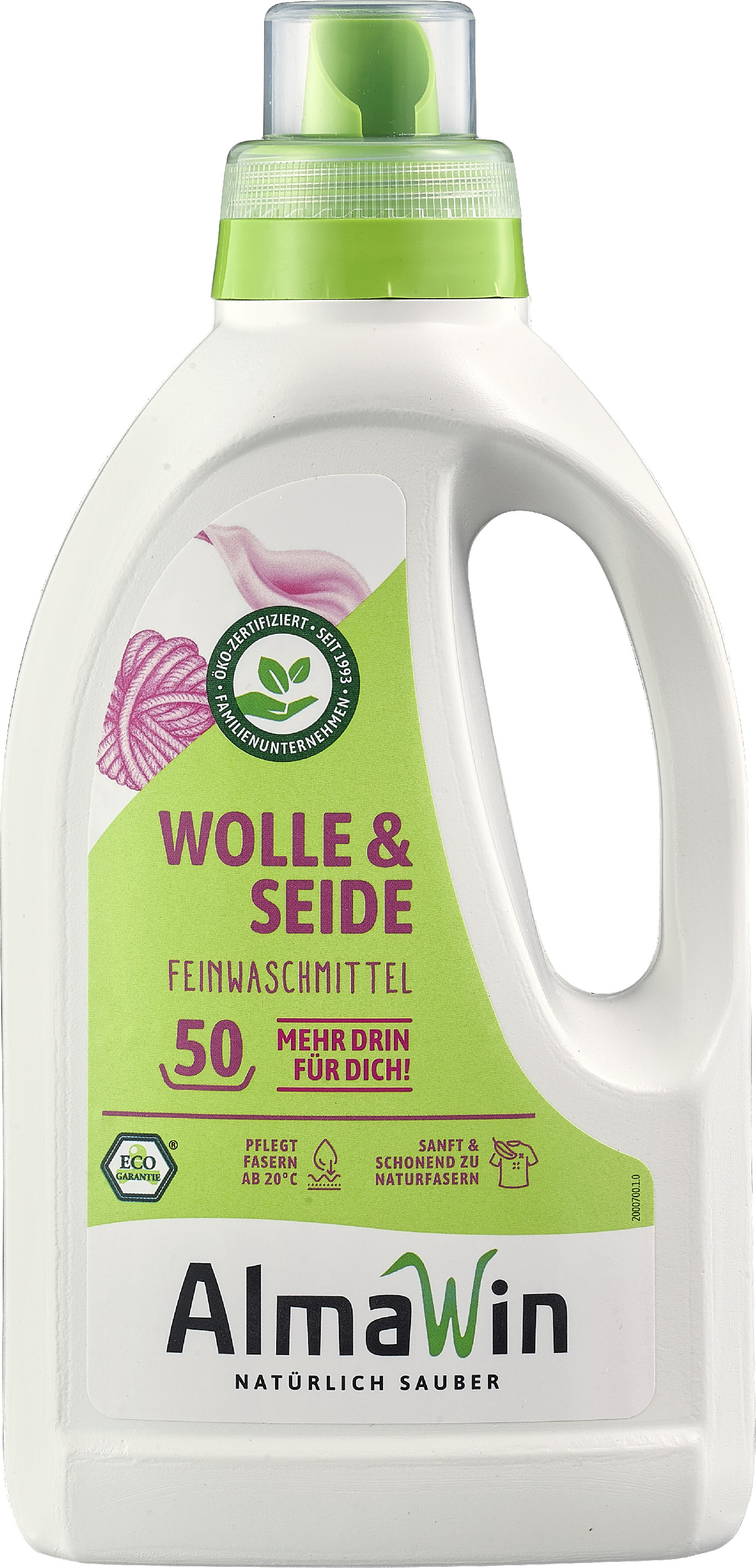 Almawin Tekutý prací prostriedok jemný WOOL and SILK (VLNA a HODVÁB) 750 ml