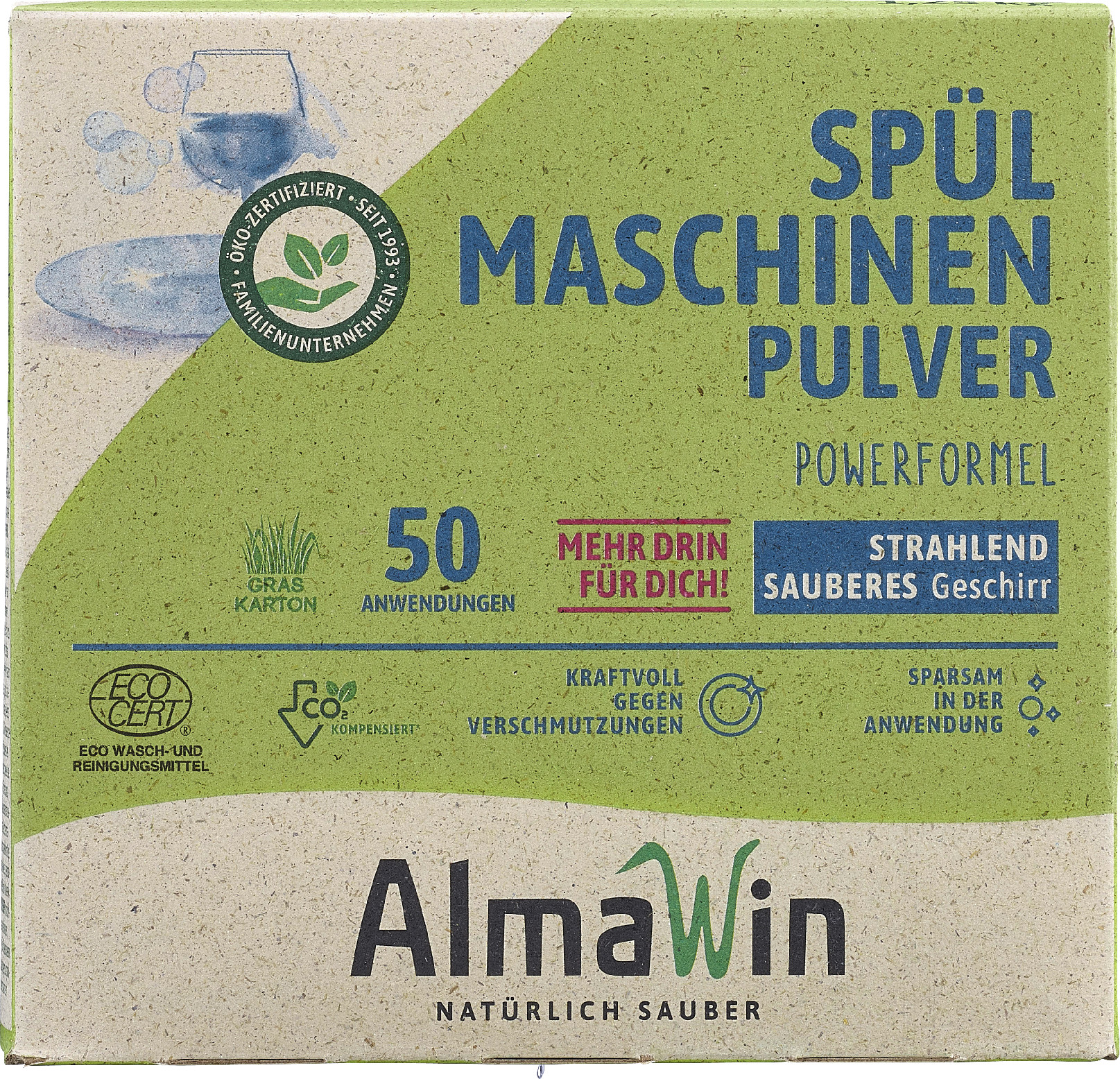 Almawin Prášok do umývačky riadu 1,25 kg