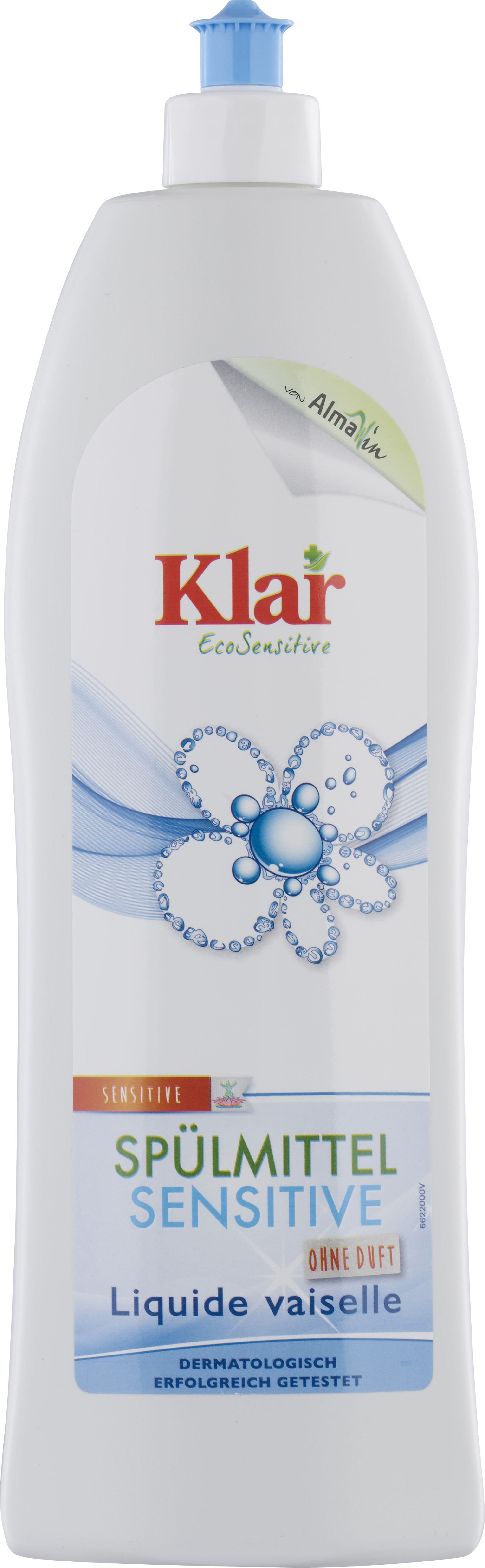 KLAR Tekutý prostriedok na riad SENSITIVE 1 l