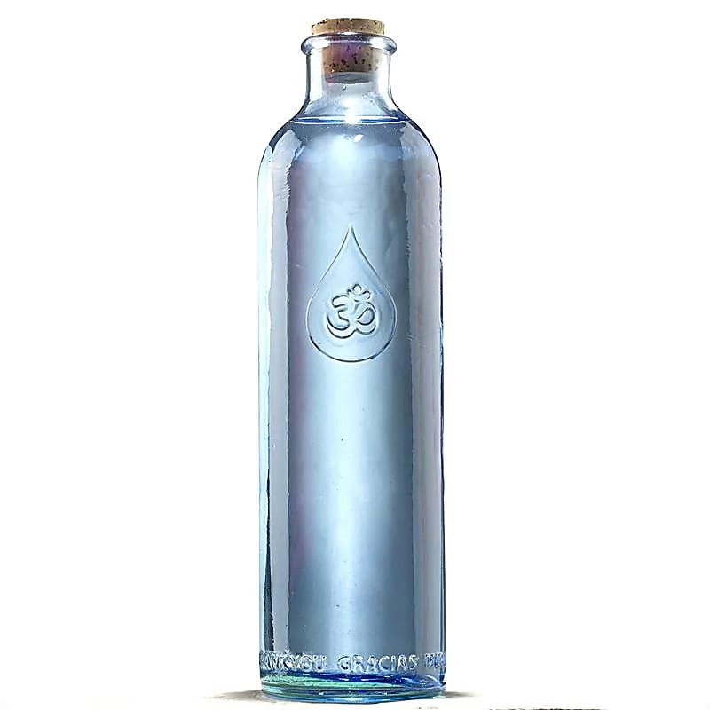 OmWater Bottle Gratitude - Fľaška na vodu z recyklovaného skla 1200ml