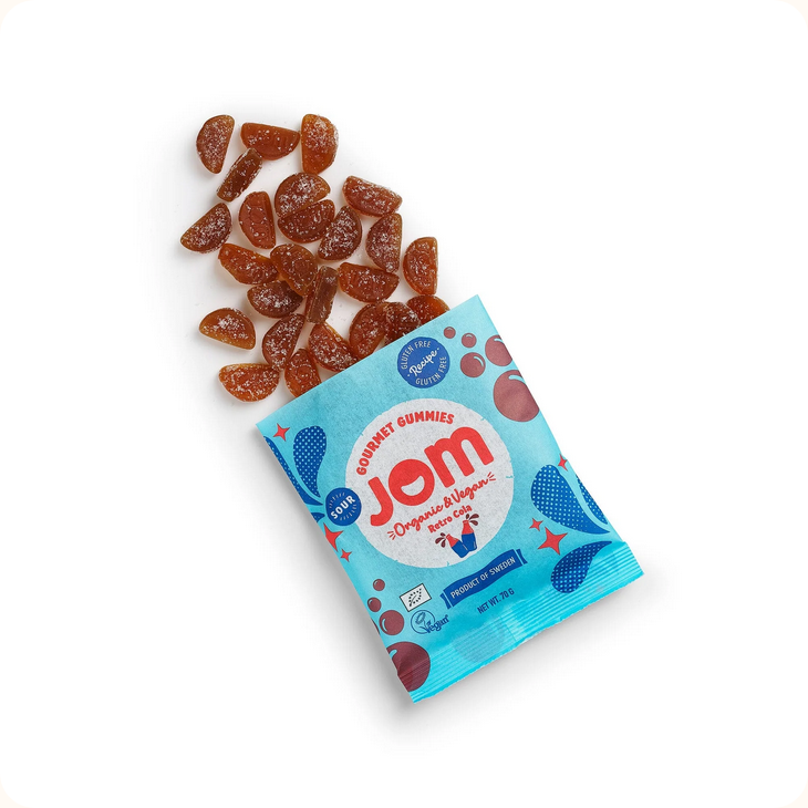 JOM cukríky kyslé RETRO COLA 70g