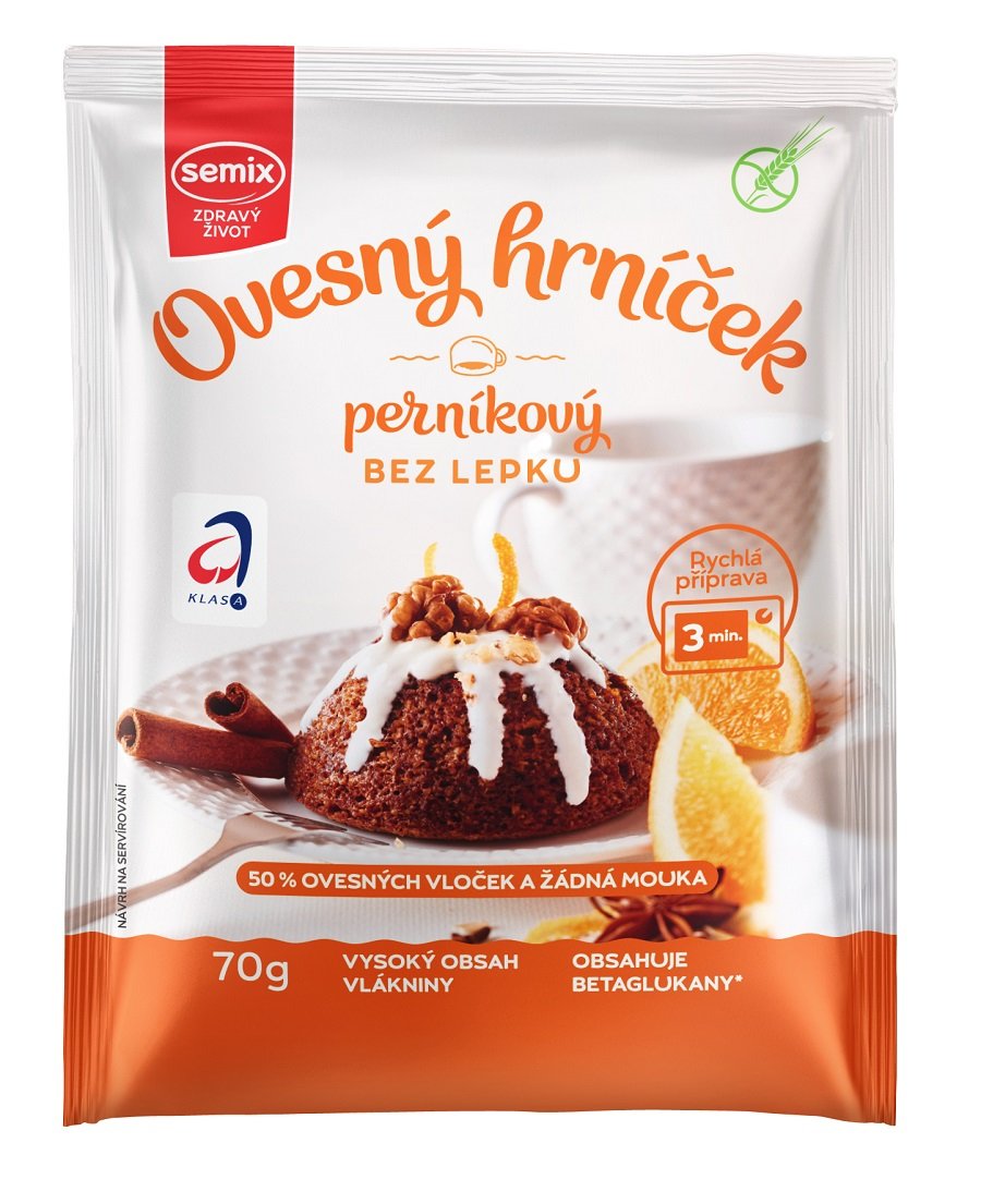 Semix Ovsený hrnček perníkový bez lepku 70 g