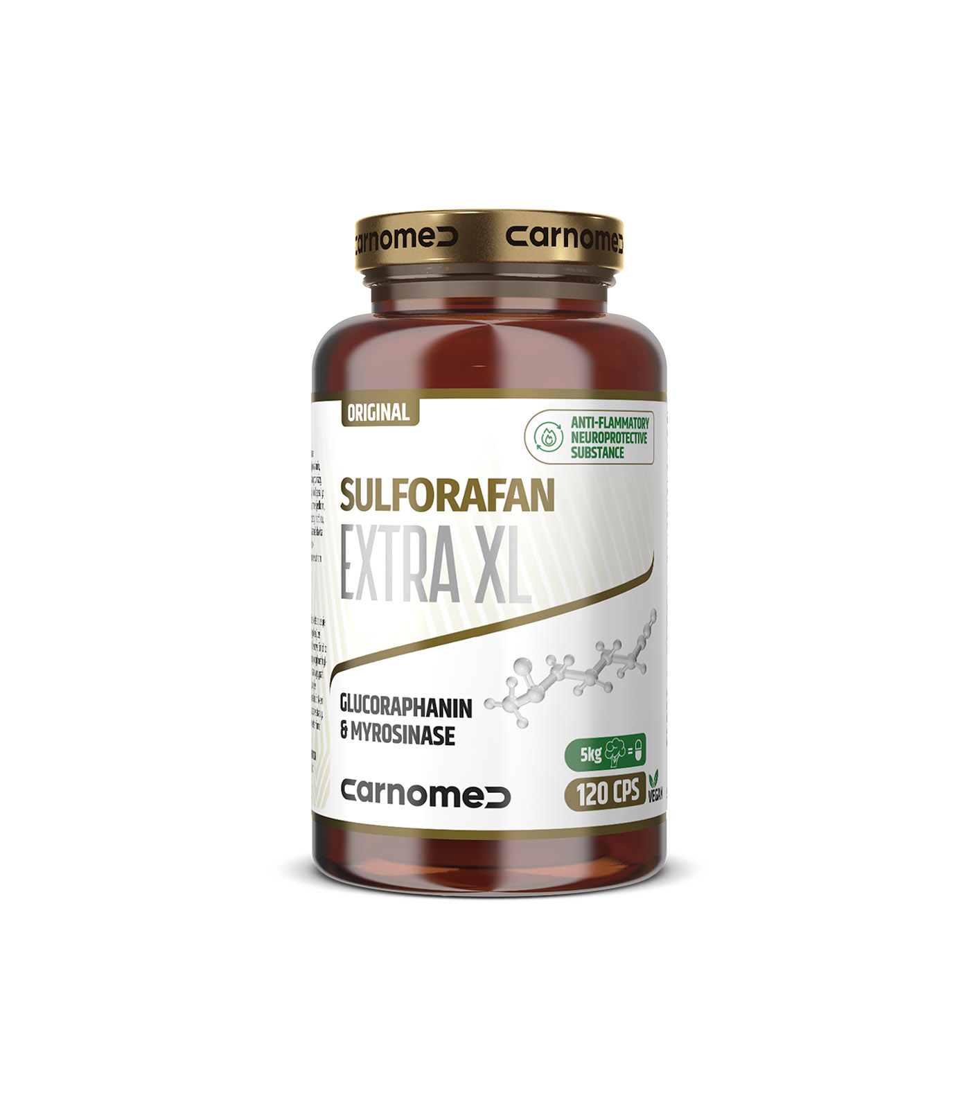 CarnoMed Sulforafan EXTRA XL Pure Gold Edition 120 kapsúl