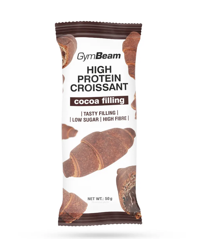 GymBeam Proteínový croissant s kakaovou náplňou 50g