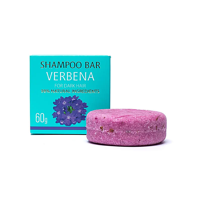 Saules Prírodný tuhý šampón verbena na tmavé vlasy 60g