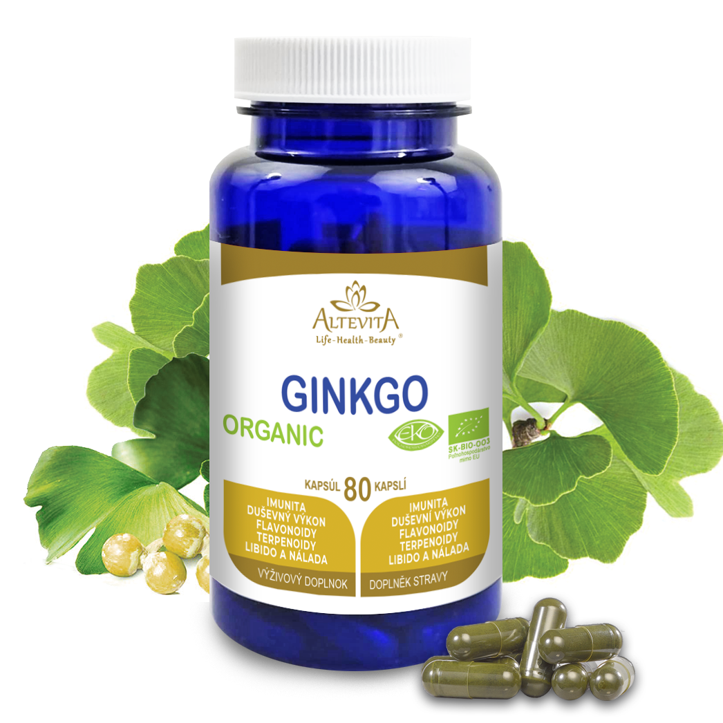 Altevita BIO Ginko Biloba 80 kapsúl