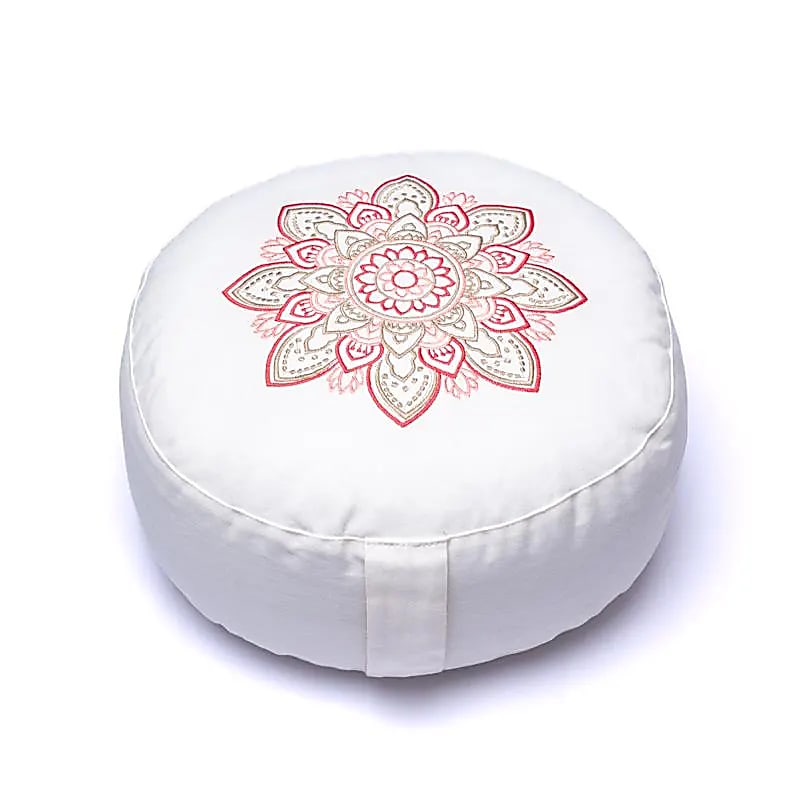 Yogi & Yogini Naturals Yogi & Yogini Meditačný Vankúš – biela mandala 1ks