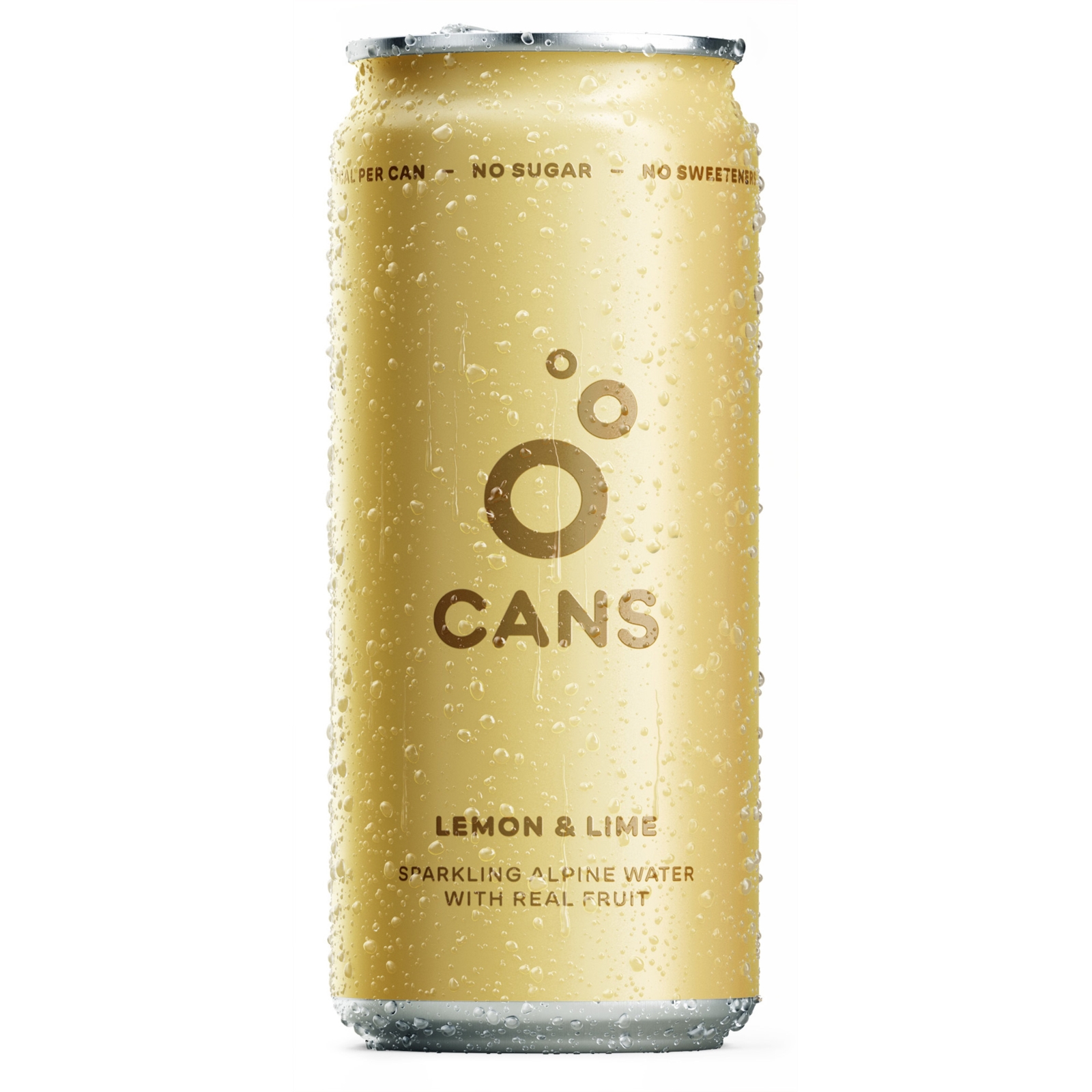 CANS Sýtená voda s príchuťou citróna a limetky 330 ml