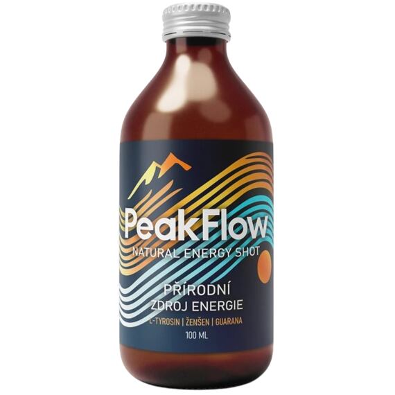 PeakFlow Energy Shot prírodný energetický nápoj 100 ml