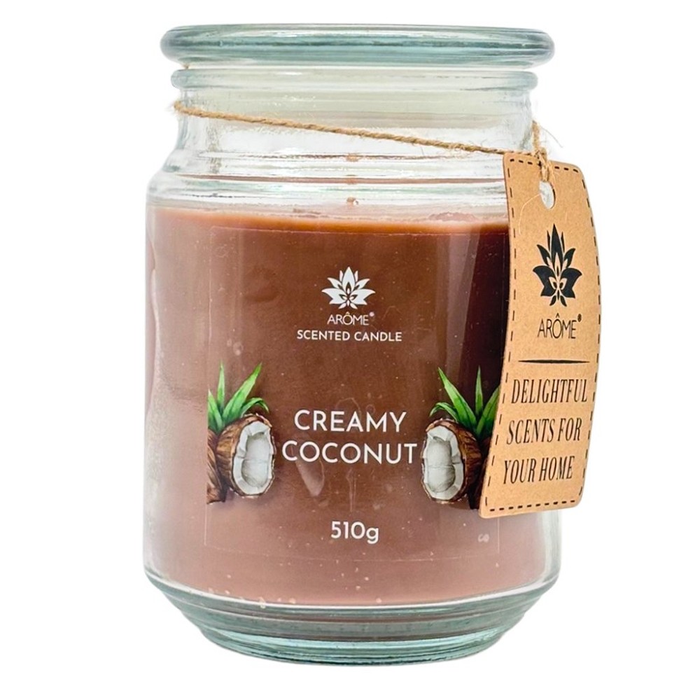 ARÔME Sviečka v skle Creamy coconut 510 g